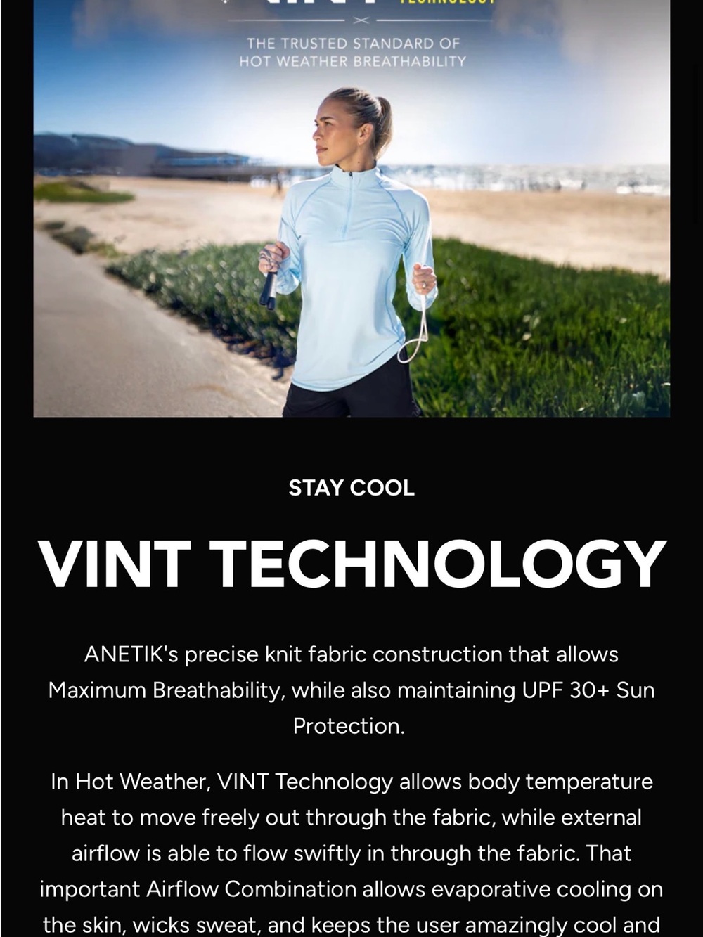 Anetik Breeze Tech Hoody Alloy Heathered Long Sleeve Hoody XS $75 UPF30 - Picture 6 of 11